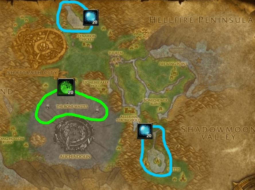 Tbc Anniversary Mote of Water and Primal Water Farming Location